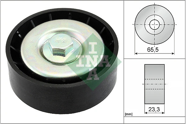 Deflection/Guide Pulley, V-ribbed belt